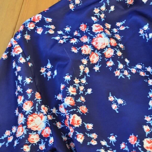 Morgan Lane x Fabfitfun Floral Robe Size S/M - Picture 10 of 10
